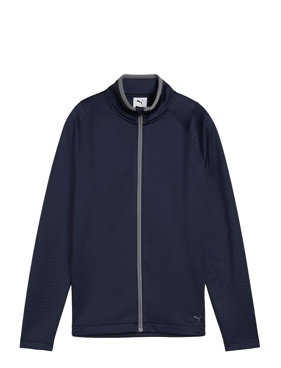 PUMA Golf - W Waffle Fleece Full Zip - góry - deep navy - 0