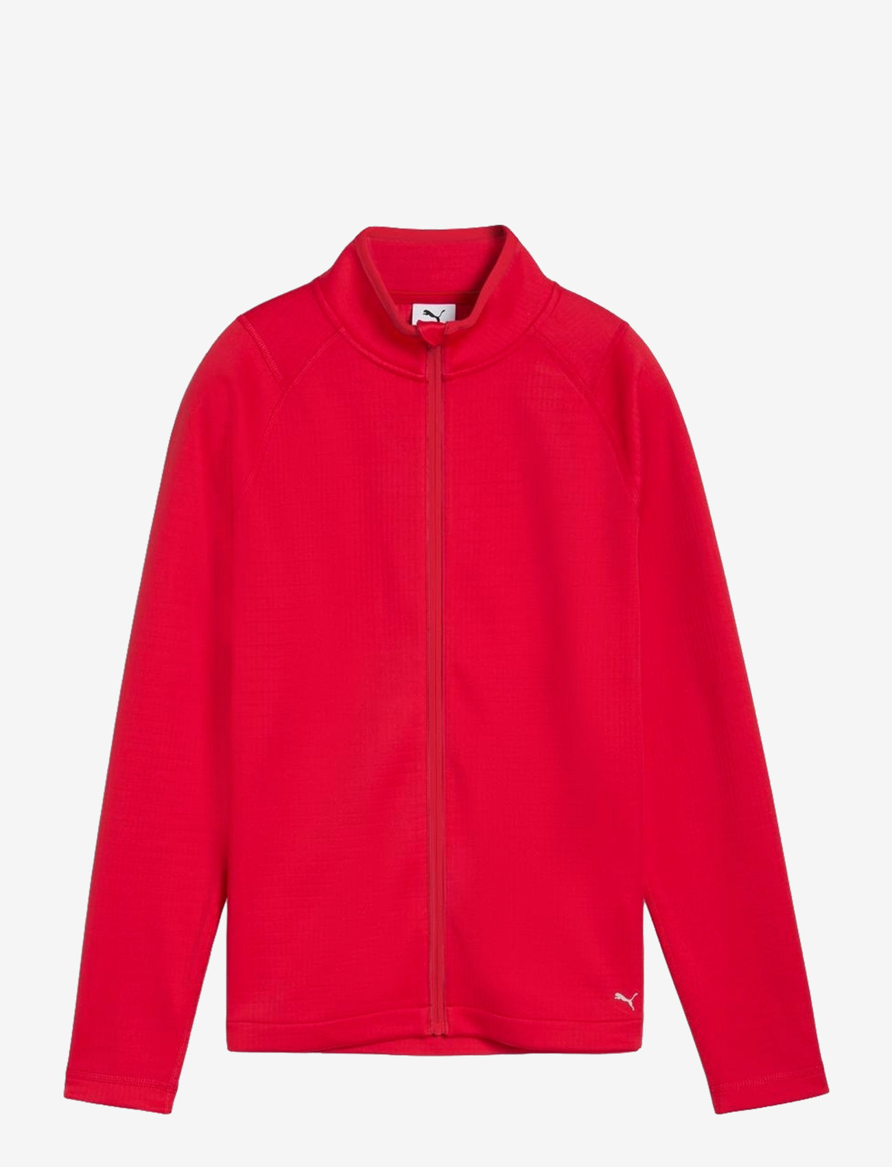 PUMA Golf - W Waffle Fleece Full Zip - fleeces & midlayers - strong red - 0