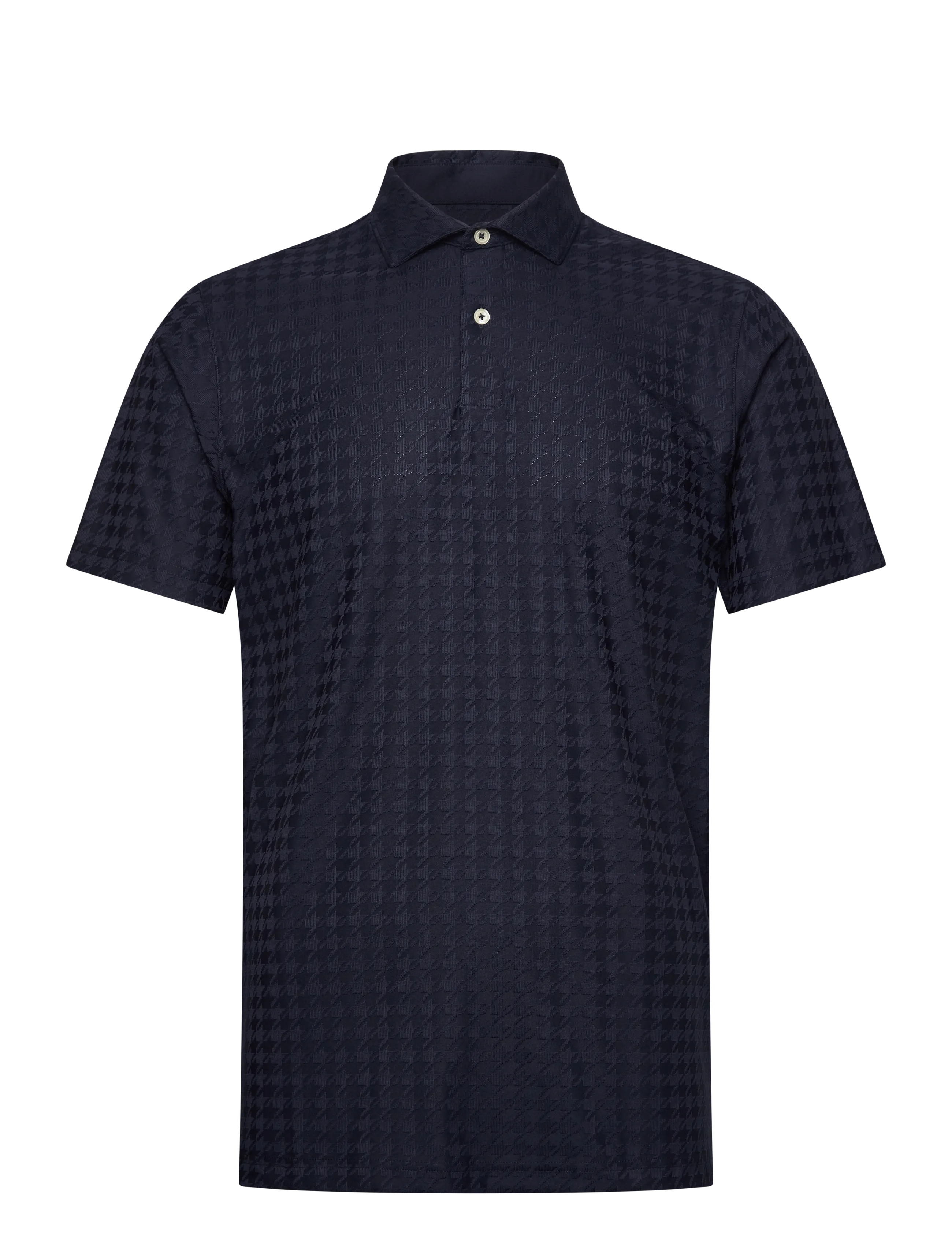 PUMA GOLF Mattr Houndstooth Polo Navy - S - Herren