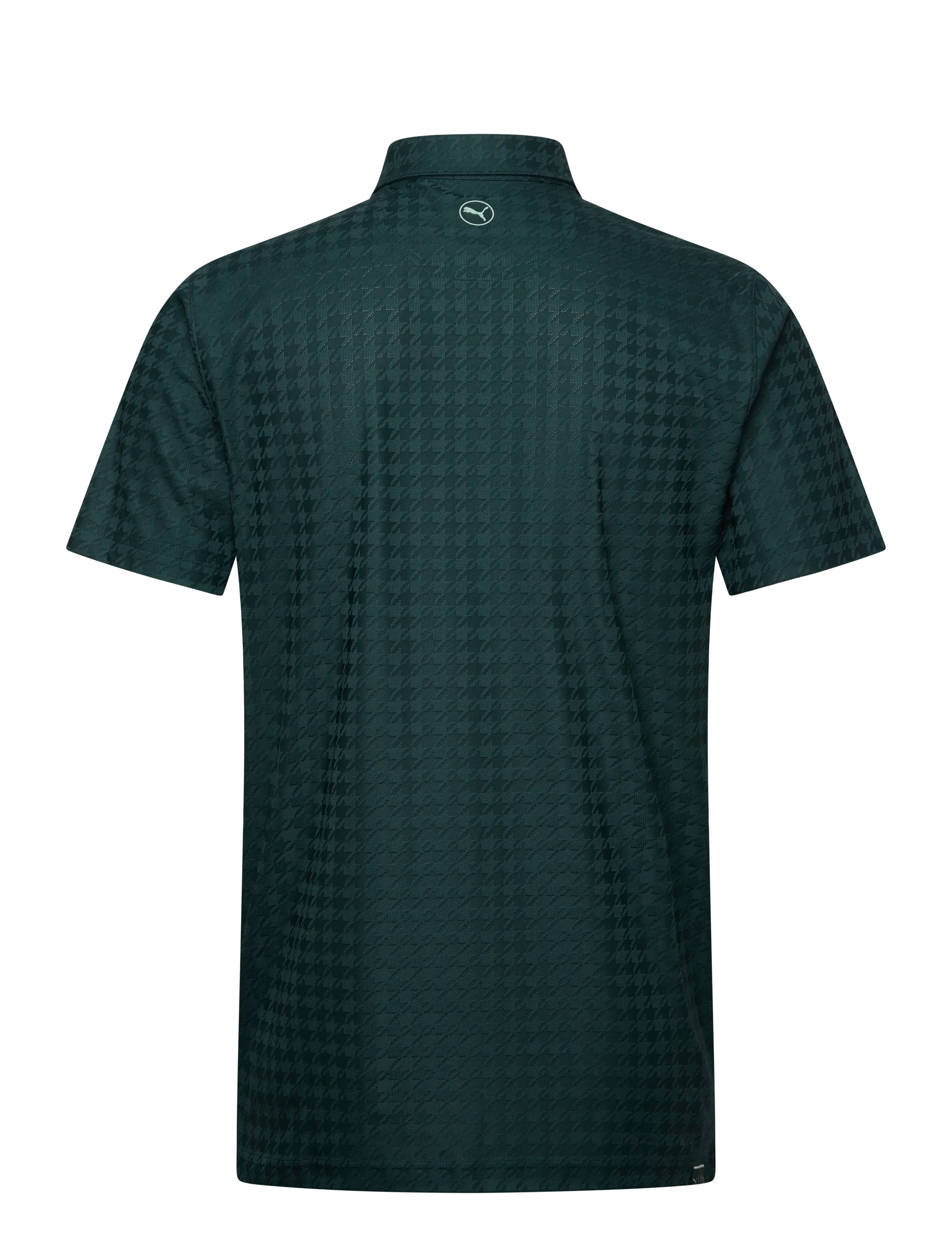 PUMA Golf - MATTR Houndstooth Polo - polos - green terrain - 1