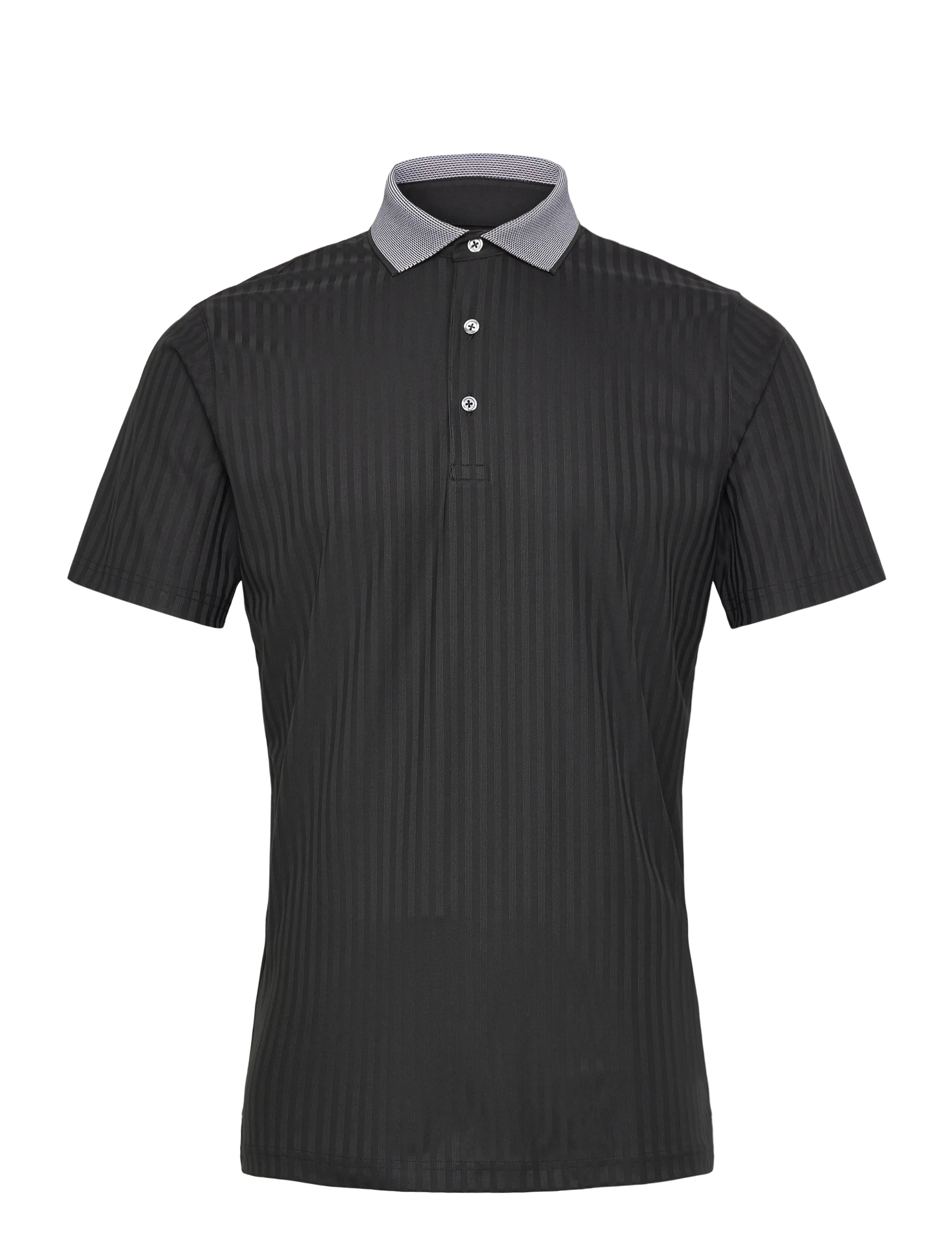 PUMA Golf MATTR Stripe Jacquard Polo - Kleidung - PUMA BLACK / black