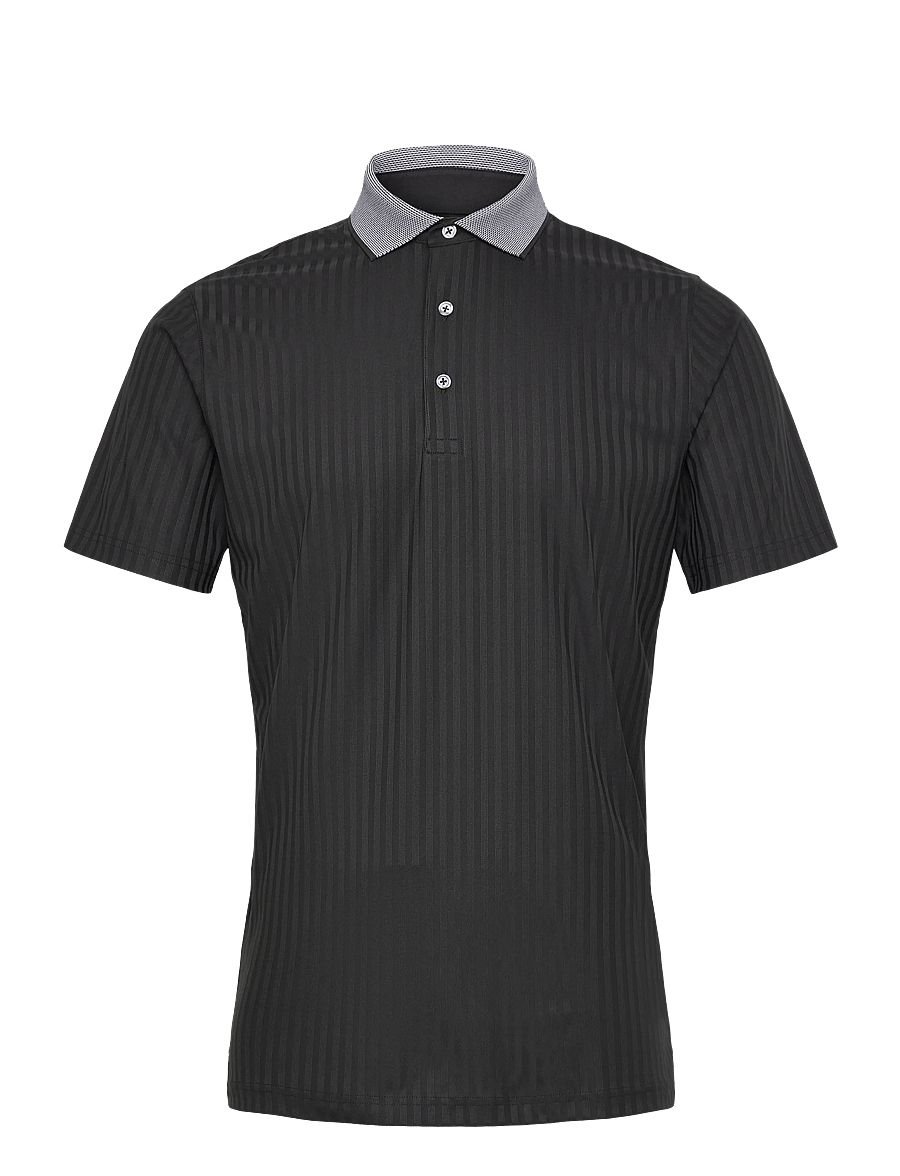PUMA Golf - MATTR Stripe Jacquard Polo - topit & t-paidat - puma black - 0