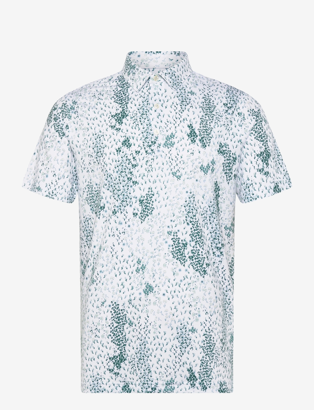 PUMA Golf - Cloudspun Garden Polo - kortærmede poloer - white glow - 0