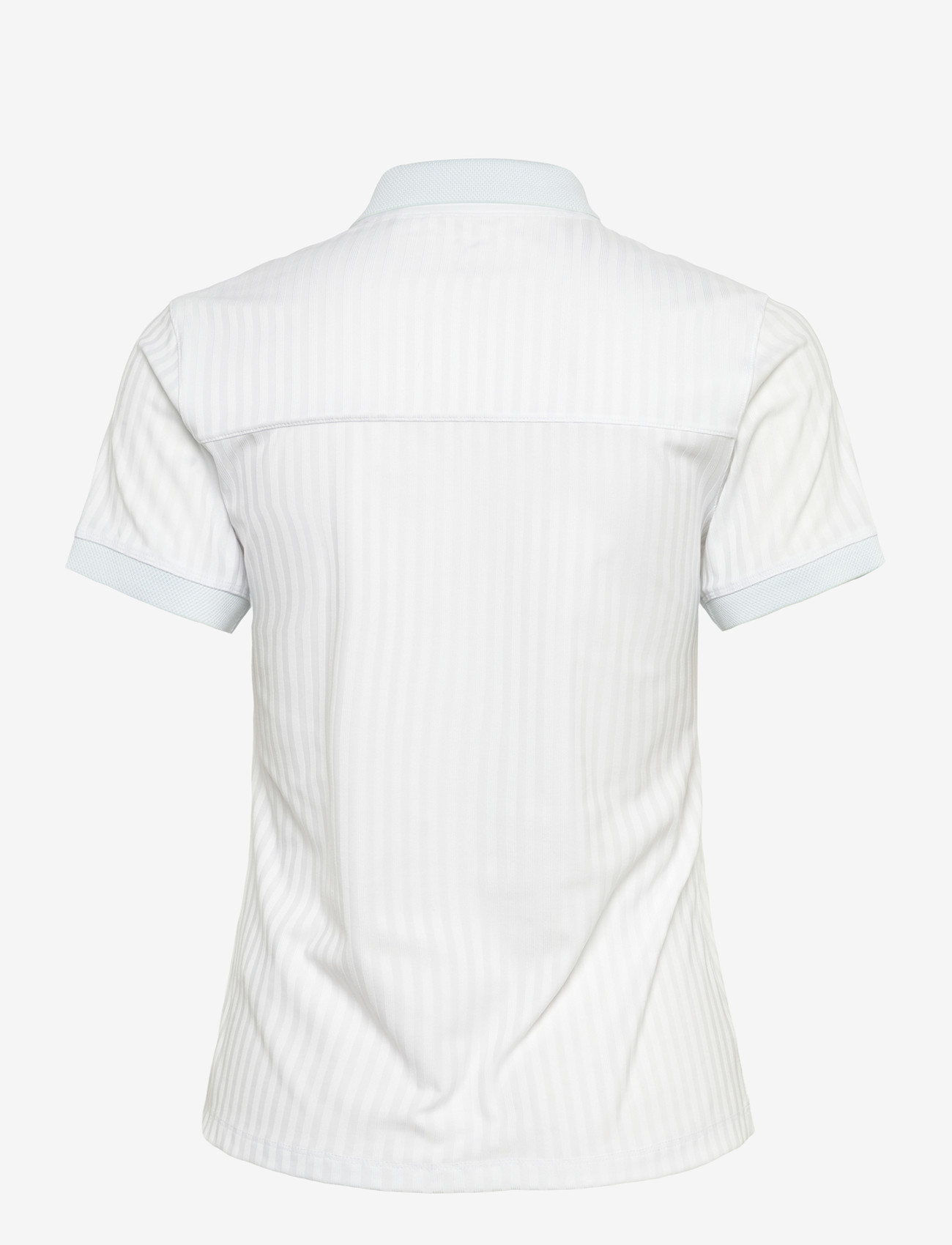 PUMA Golf - W MATTR Jacquard Stripe SS Polo - oberteile & t-shirts - white glow - 1