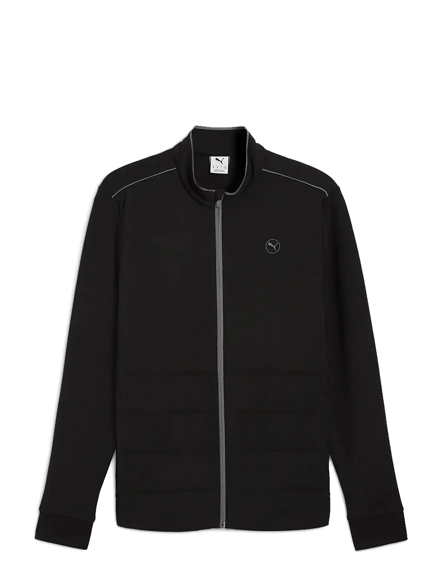 PUMA Golf - Cloudspun Fleece Hybrid Jacket - golfijakid - puma black - 0