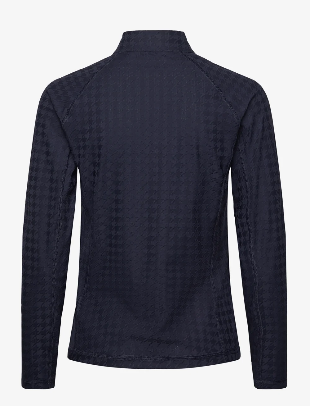 PUMA Golf - W Houndstooth 1/4 Zip - funktionsunterwäsche - oberteile - deep navy - 1