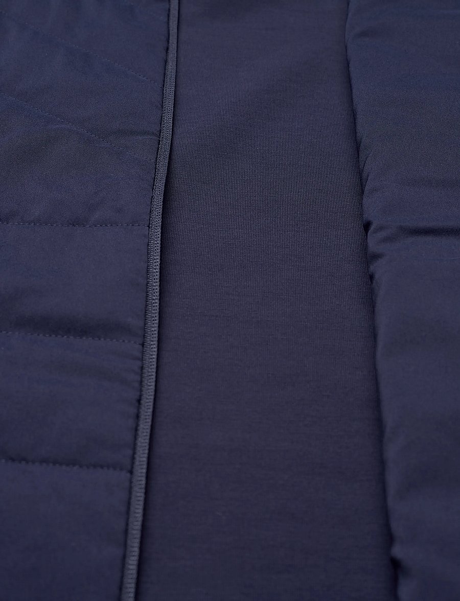 PUMA Golf - W Cloudspun Fleece Hybrid Jacket - golfjakker - deep navy - 4