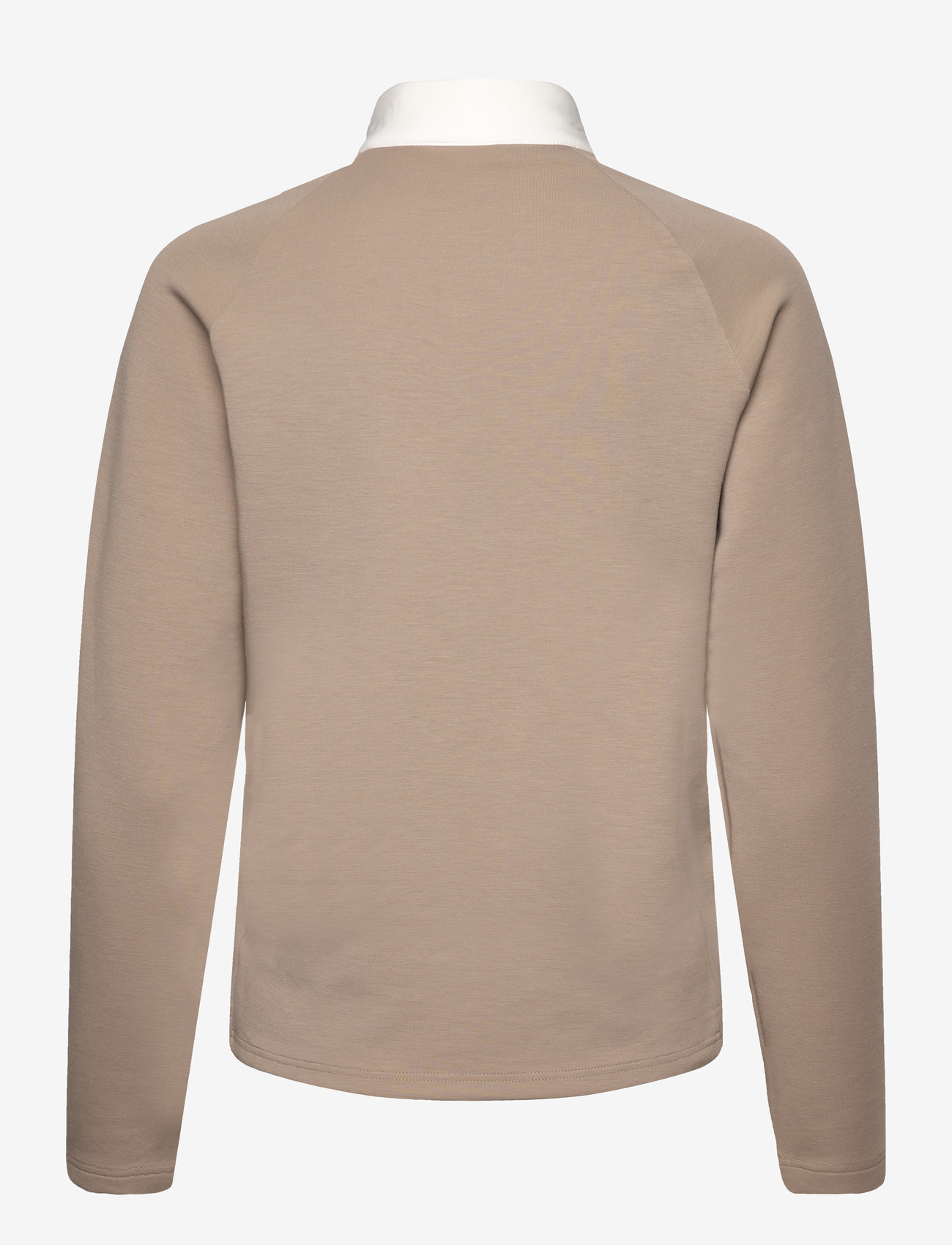 PUMA Golf - W Cloudspun Fleece Hybrid Jacket - fleeces & midlayers - warm white-ice coffee - 1