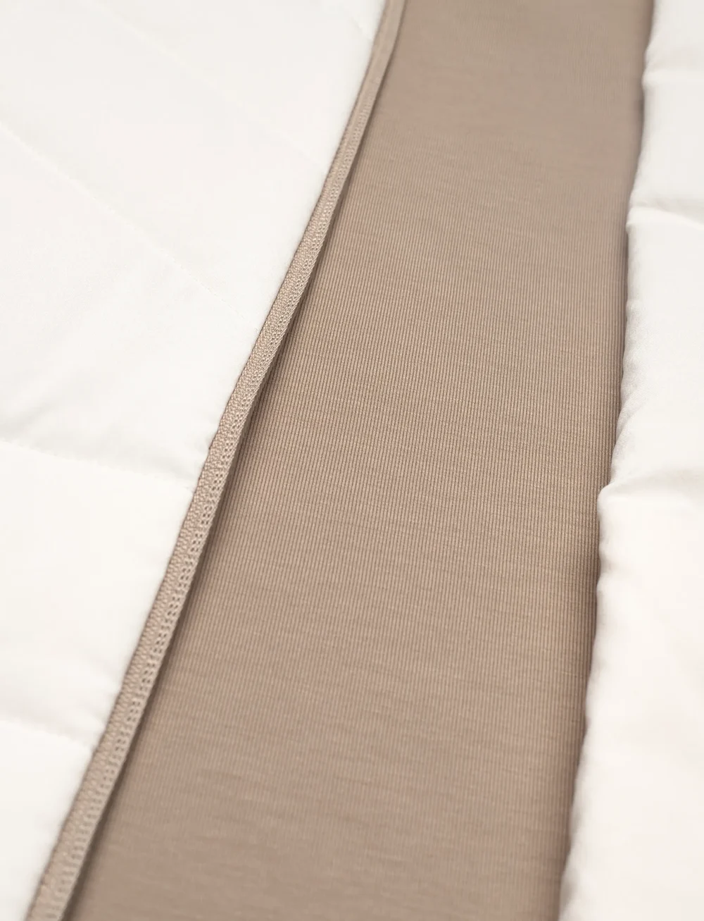 PUMA Golf - W Cloudspun Fleece Hybrid Jacket - fleece & mellanlager - warm white-ice coffee - 4