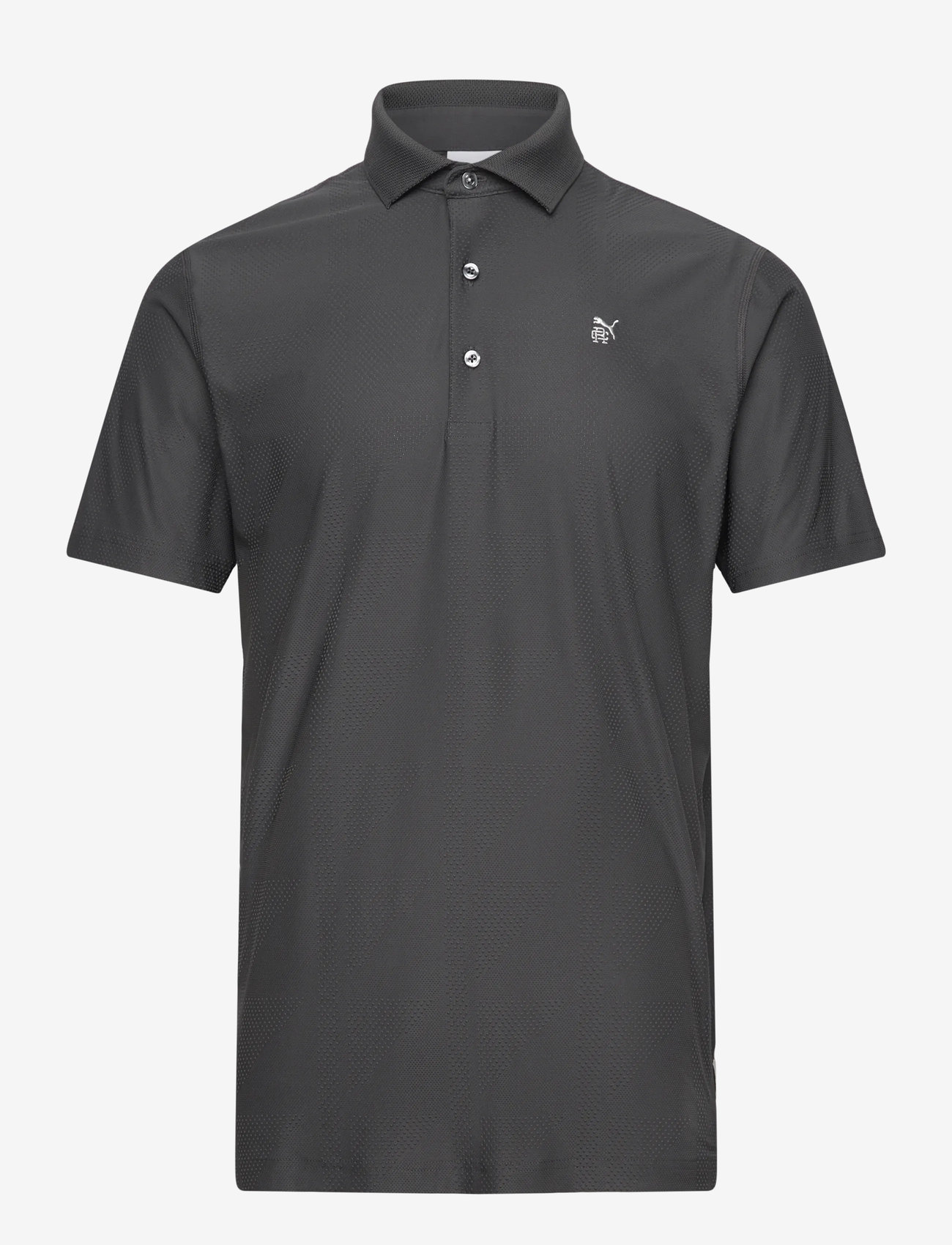 PUMA Golf - PUMA X RC MATTR Jacquard Polo - toppe & t-shirts - dusky gray - 0