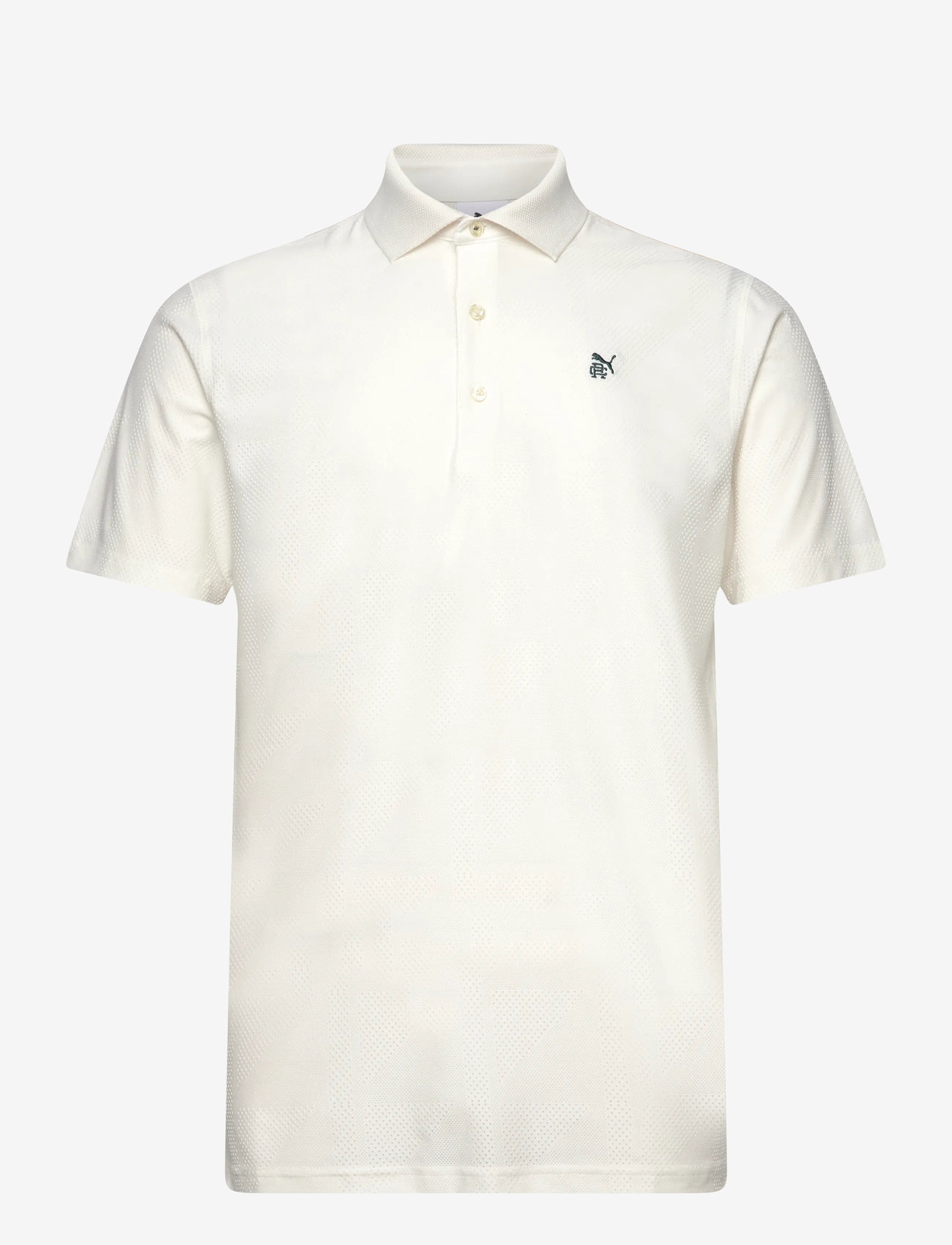 PUMA Golf - PUMA X RC MATTR Jacquard Polo - koszulki polo - warm white - 0