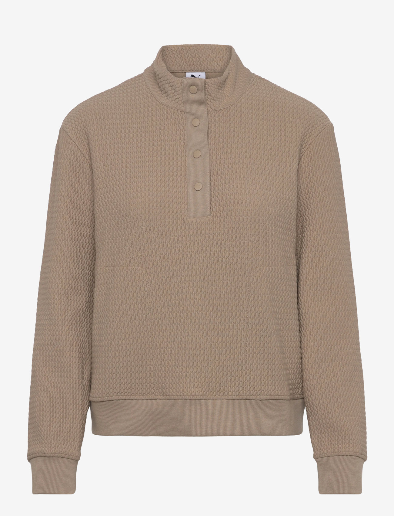 PUMA Golf - W Boulder 1/2 Snap Pullover - spordisärgid - ice coffee - 0