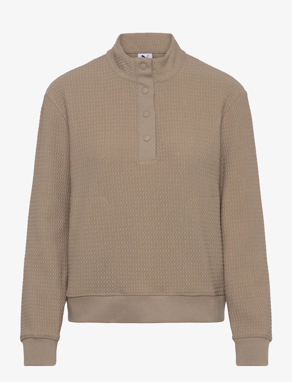 PUMA Golf - W Boulder 1/2 Snap Pullover - långärmade tröjor - ice coffee - 0