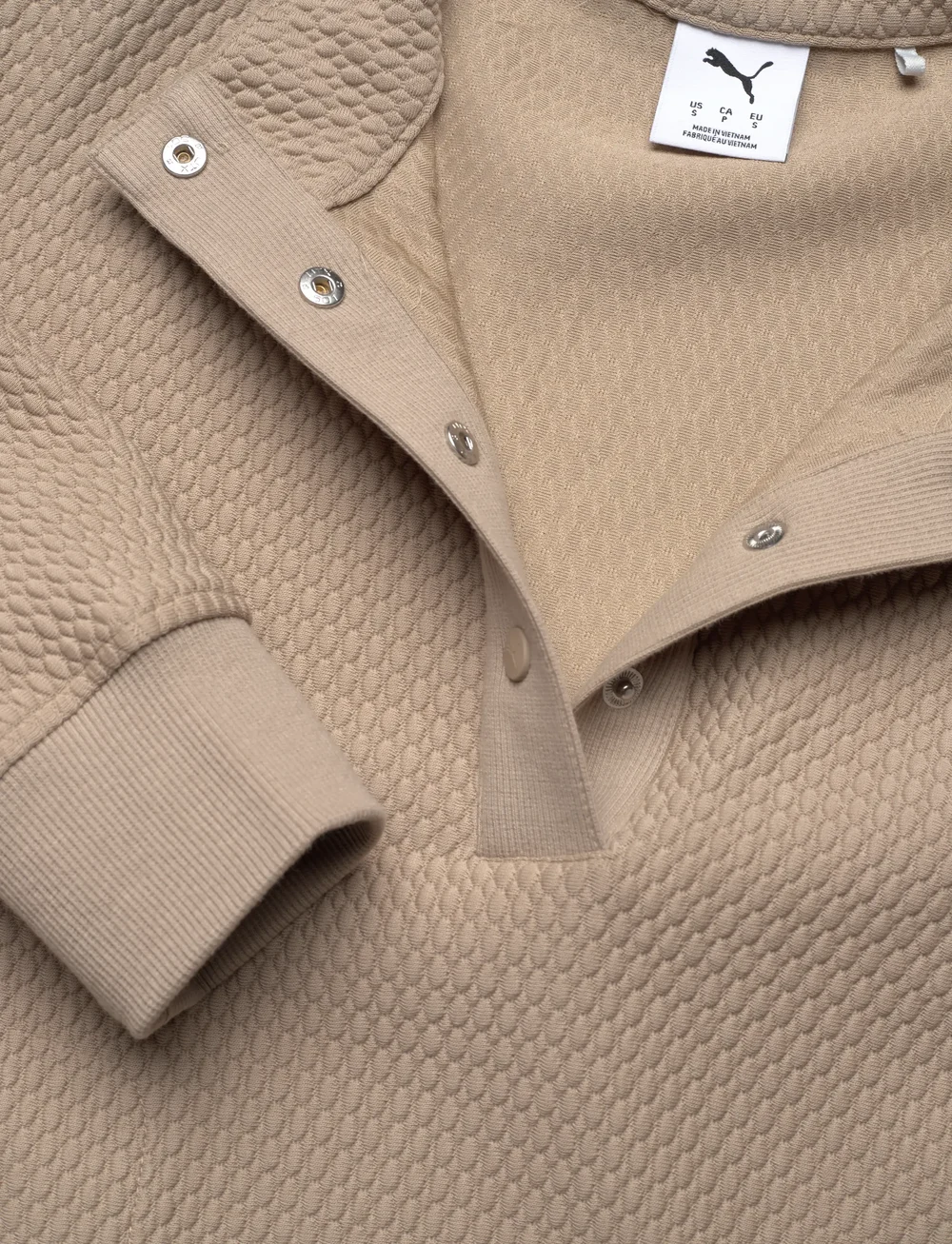 PUMA Golf - W Boulder 1/2 Snap Pullover - långärmade tröjor - ice coffee - 2