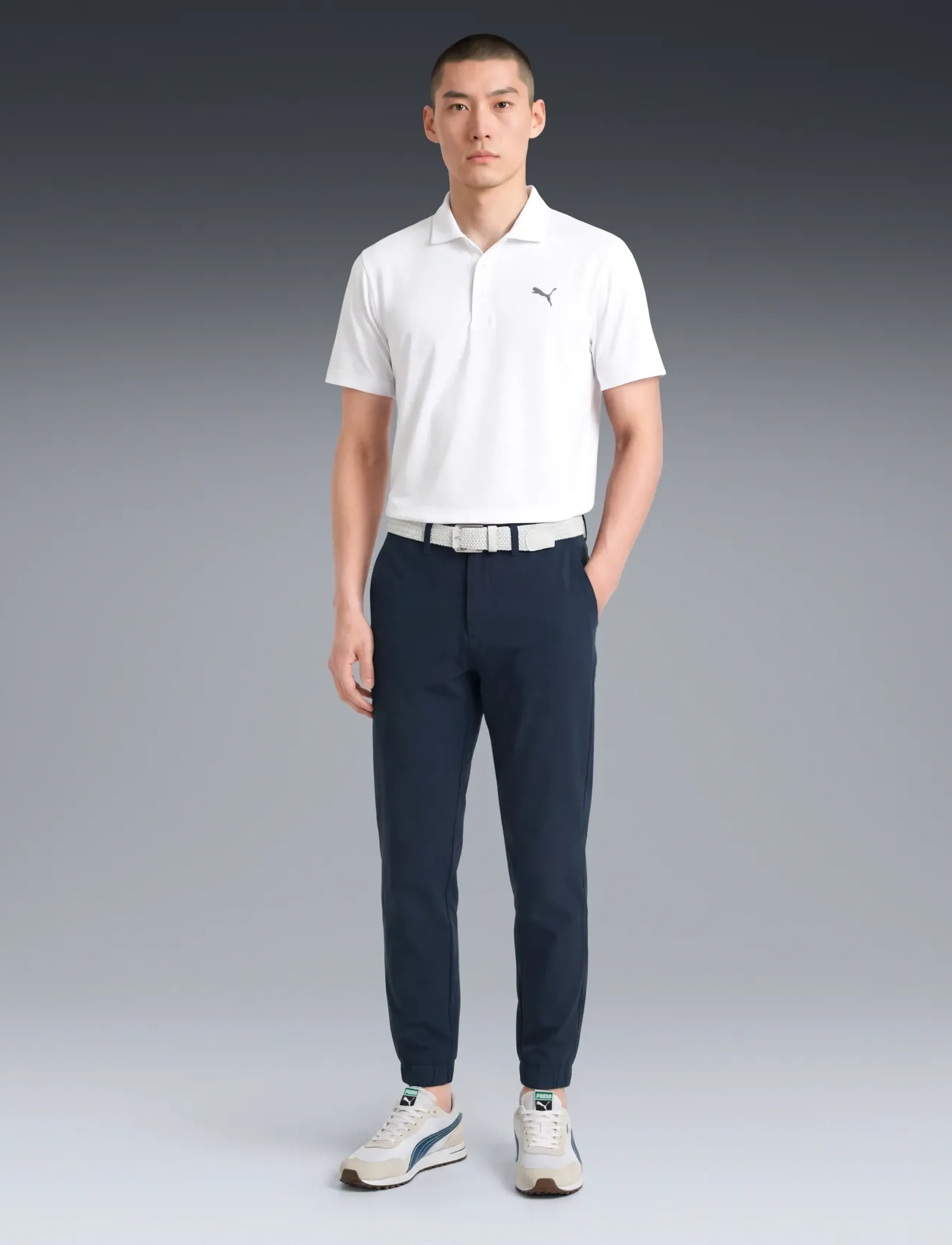 PUMA Golf 101 Pure Jogger, 30-30, Sport Pants, Marineblau - Männerswear