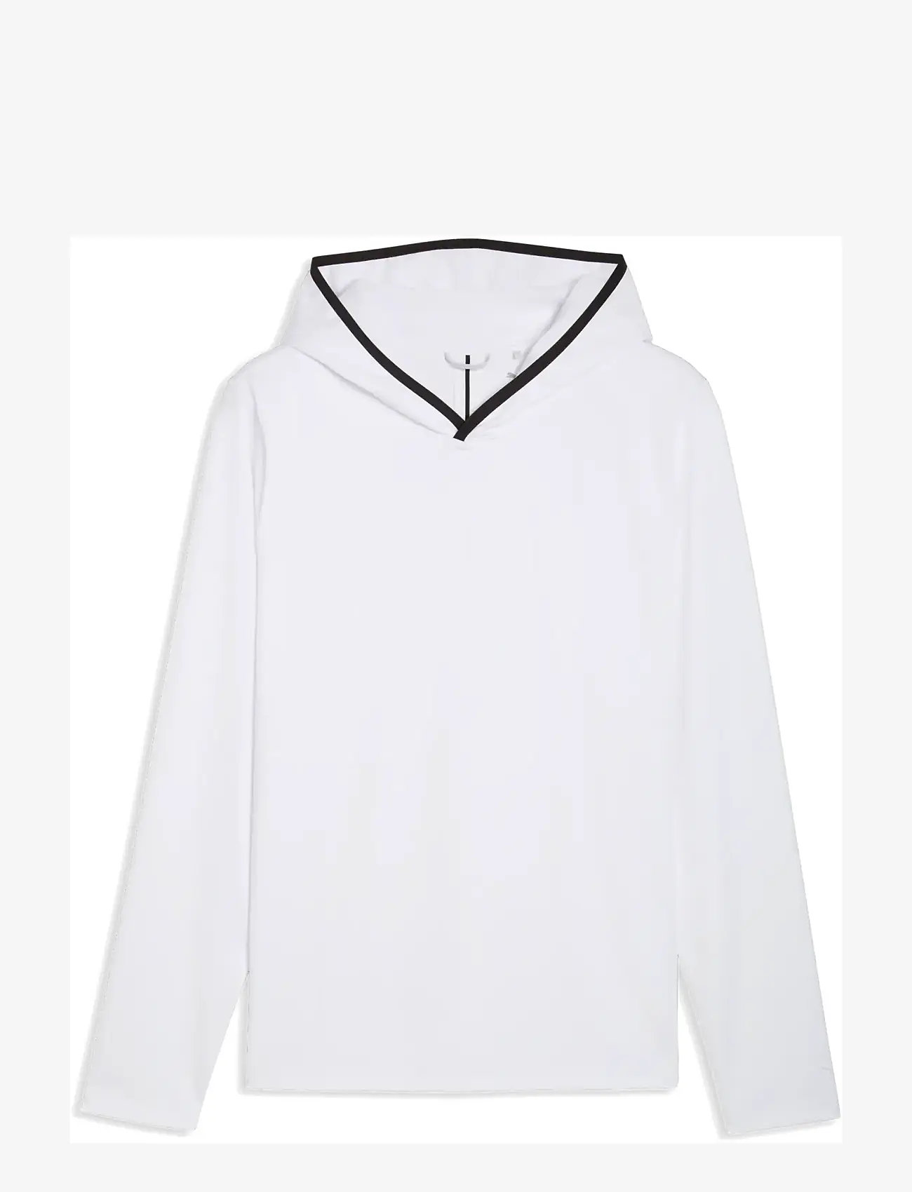 PUMA Golf - Cloudspun Tech Hoodie - LS - huvtröjor - white glow - 0