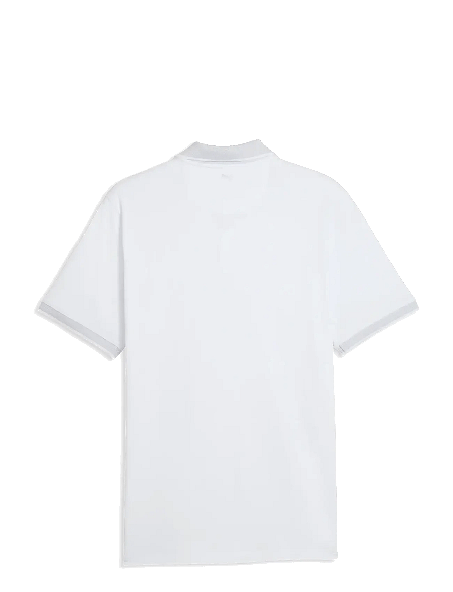 PUMA Golf - Modalon Crafted Polo - toppar & t-shirts - white glow-platino gray - 1