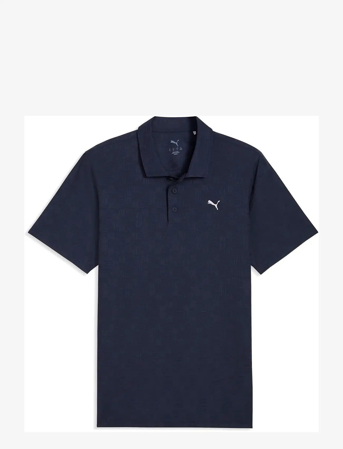 PUMA Golf - MATTR Deco Jacquard Polo - LC - alussärgid ja t-särgid - deep navy - 0