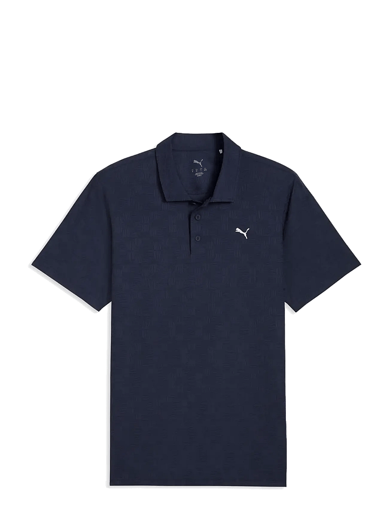 PUMA Golf - MATTR Deco Jacquard Polo - LC - alussärgid ja t-särgid - deep navy - 0