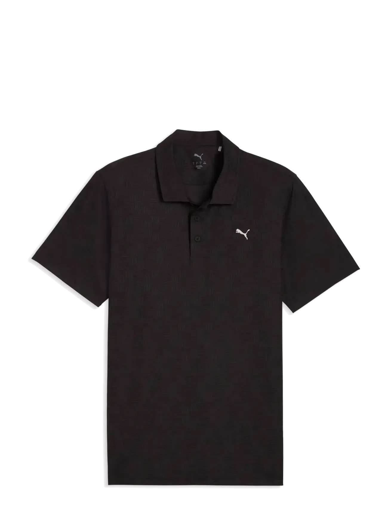 PUMA Golf MATTR Deco Jacquard Polo - LC - PUMA Golf - PUMA BLACK / black