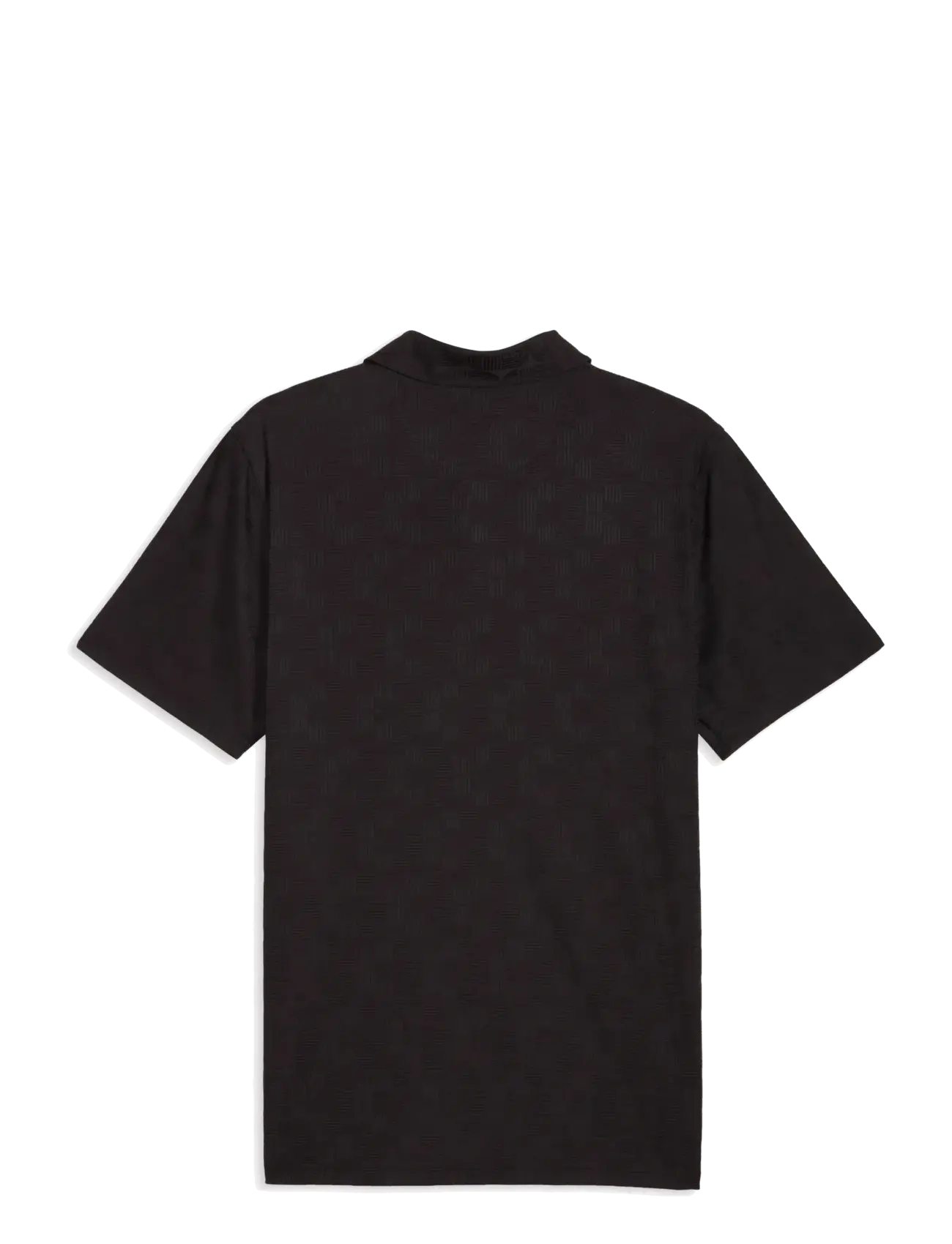 PUMA Golf - MATTR Deco Jacquard Polo - LC - oberteile & t-shirts - puma black - 1