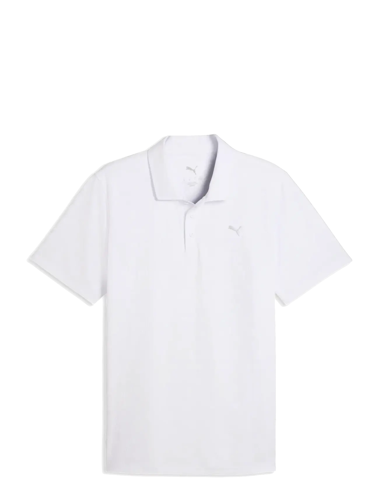 PUMA Golf MATTR Deco Jacquard Polo - LC - Poloshirts - WHITE GLOW / white