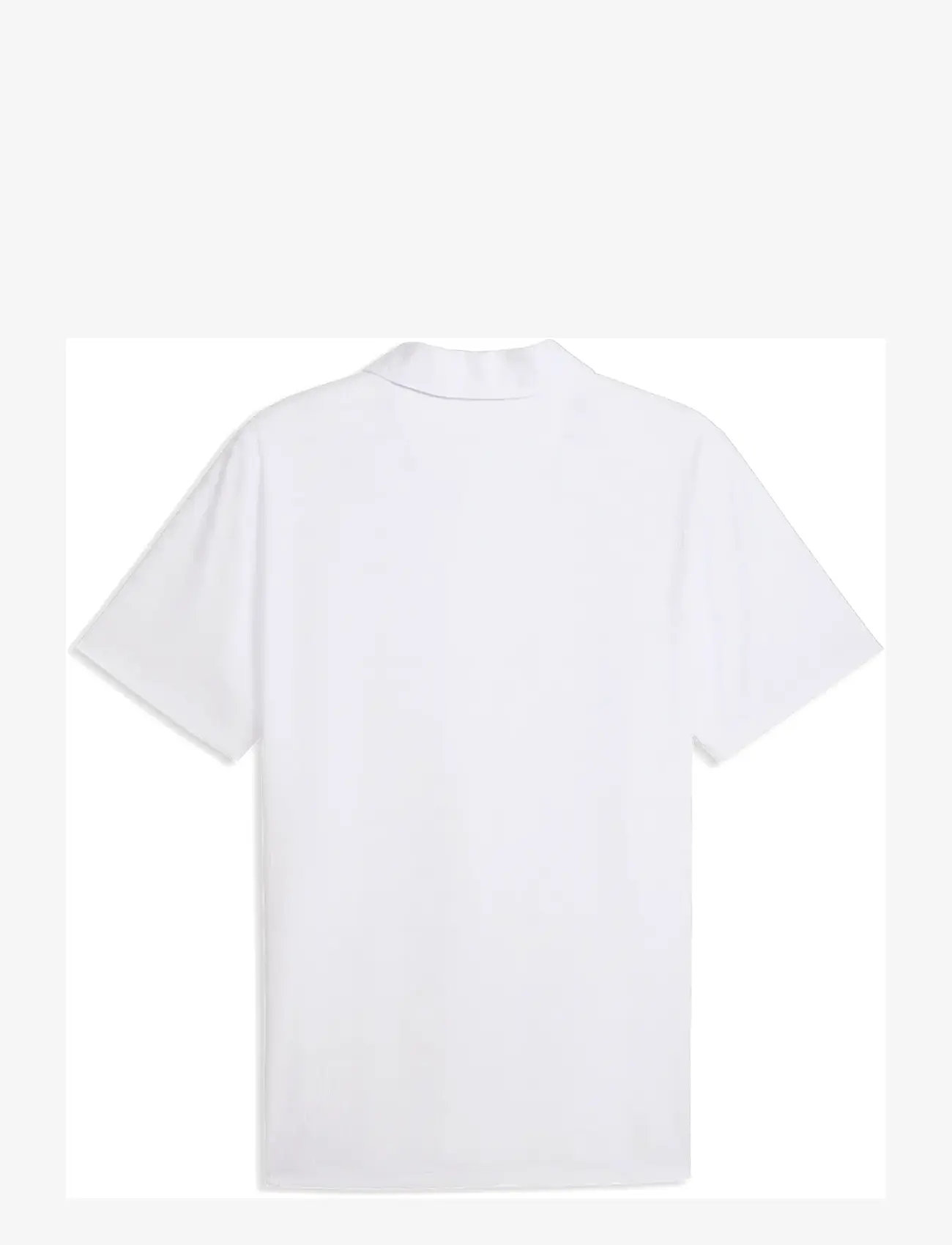 PUMA Golf - MATTR Deco Jacquard Polo - LC - toppe & t-shirts - white glow - 1