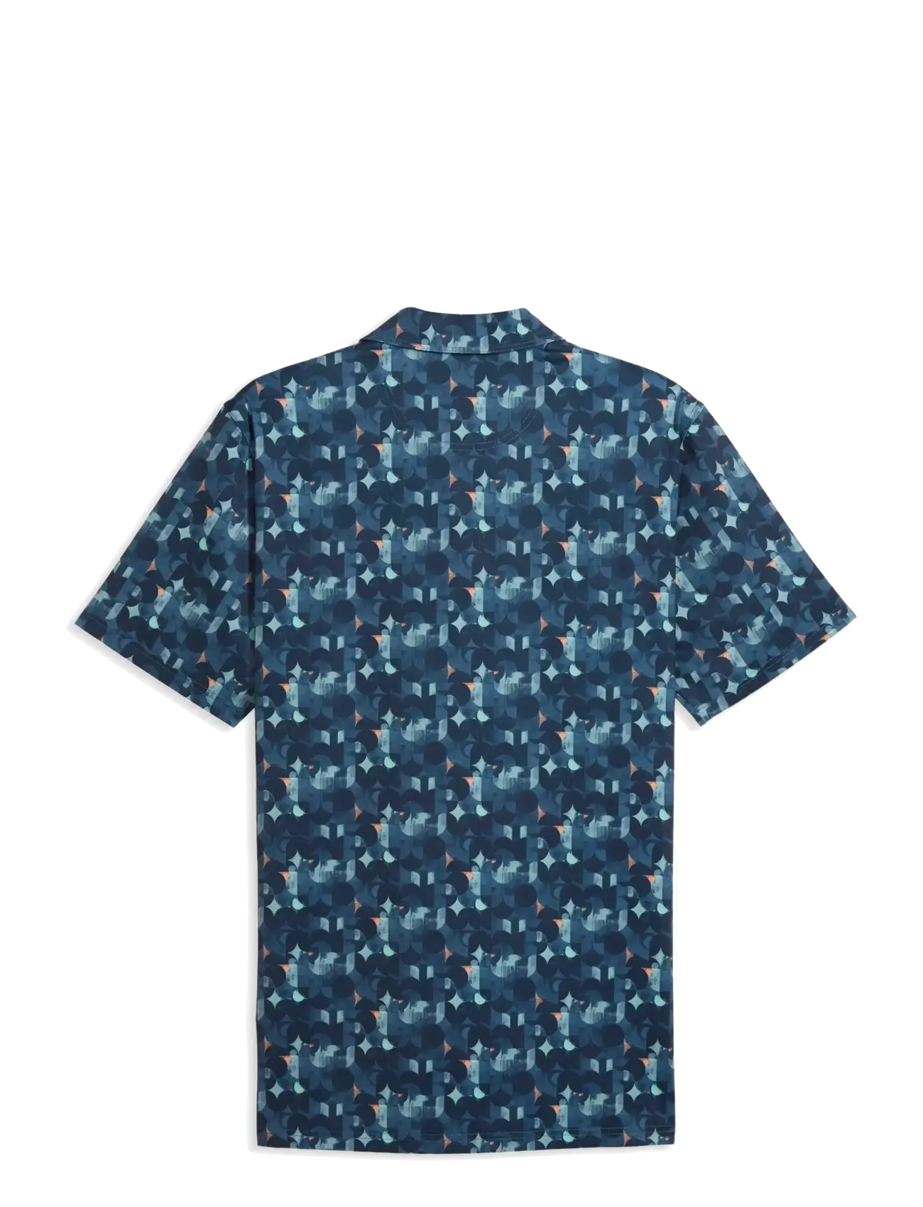 PUMA Golf - MATTR Deco Polo - LC - kurzärmelig - deep navy-mint jelly - 1