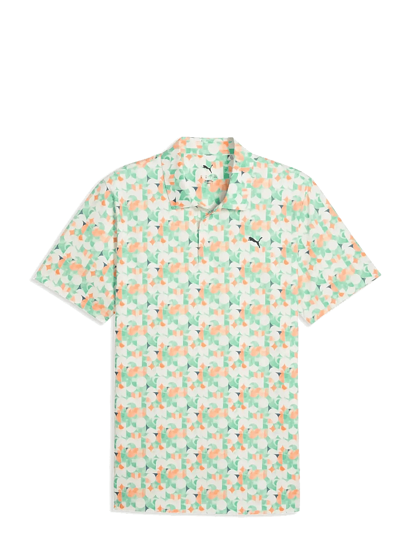 PUMA Golf - MATTR Deco Polo - LC - toppar & t-shirts - warm white-melon glow - 0