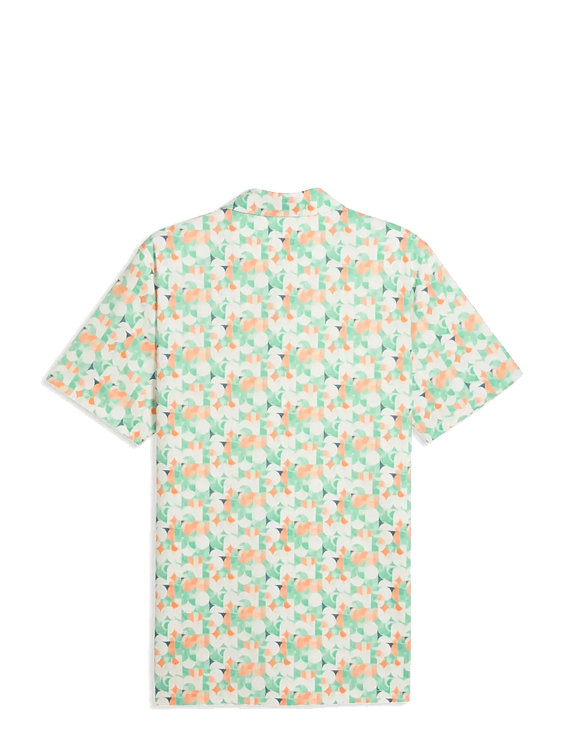 PUMA Golf - MATTR Deco Polo - LC - toppar & t-shirts - warm white-melon glow - 1