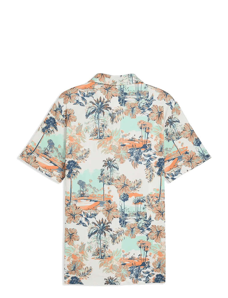 PUMA Golf - Cloudspun Palm Polo - LC - oberteile & t-shirts - warm white-mint jelly-melon glow - 1