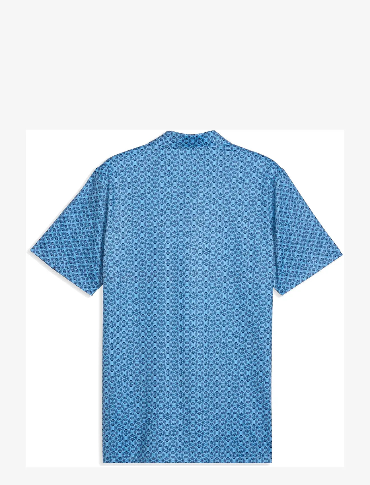 PUMA Golf - MATTR Scallop Polo - LC - oberteile & t-shirts - team light blue-deep navy - 1