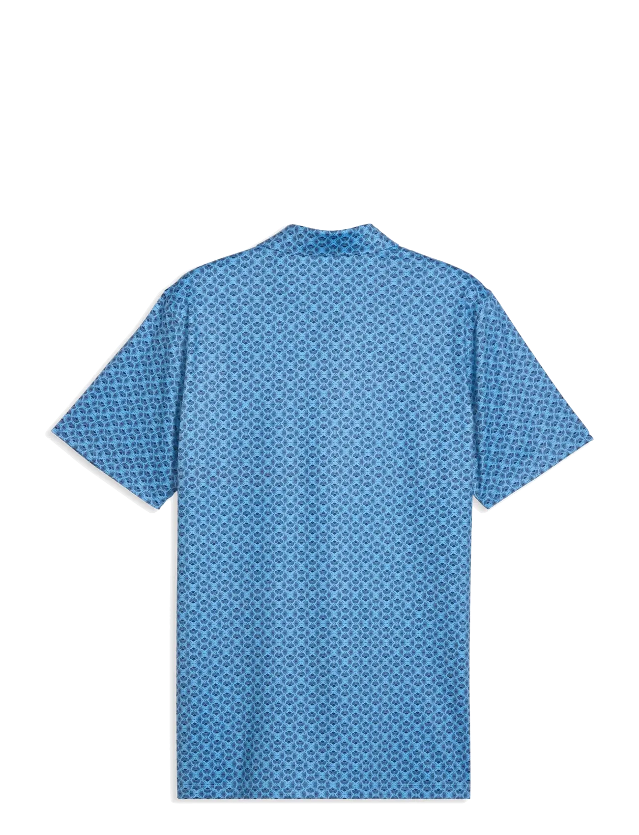 PUMA Golf - MATTR Scallop Polo - LC - polos - team light blue-deep navy - 1