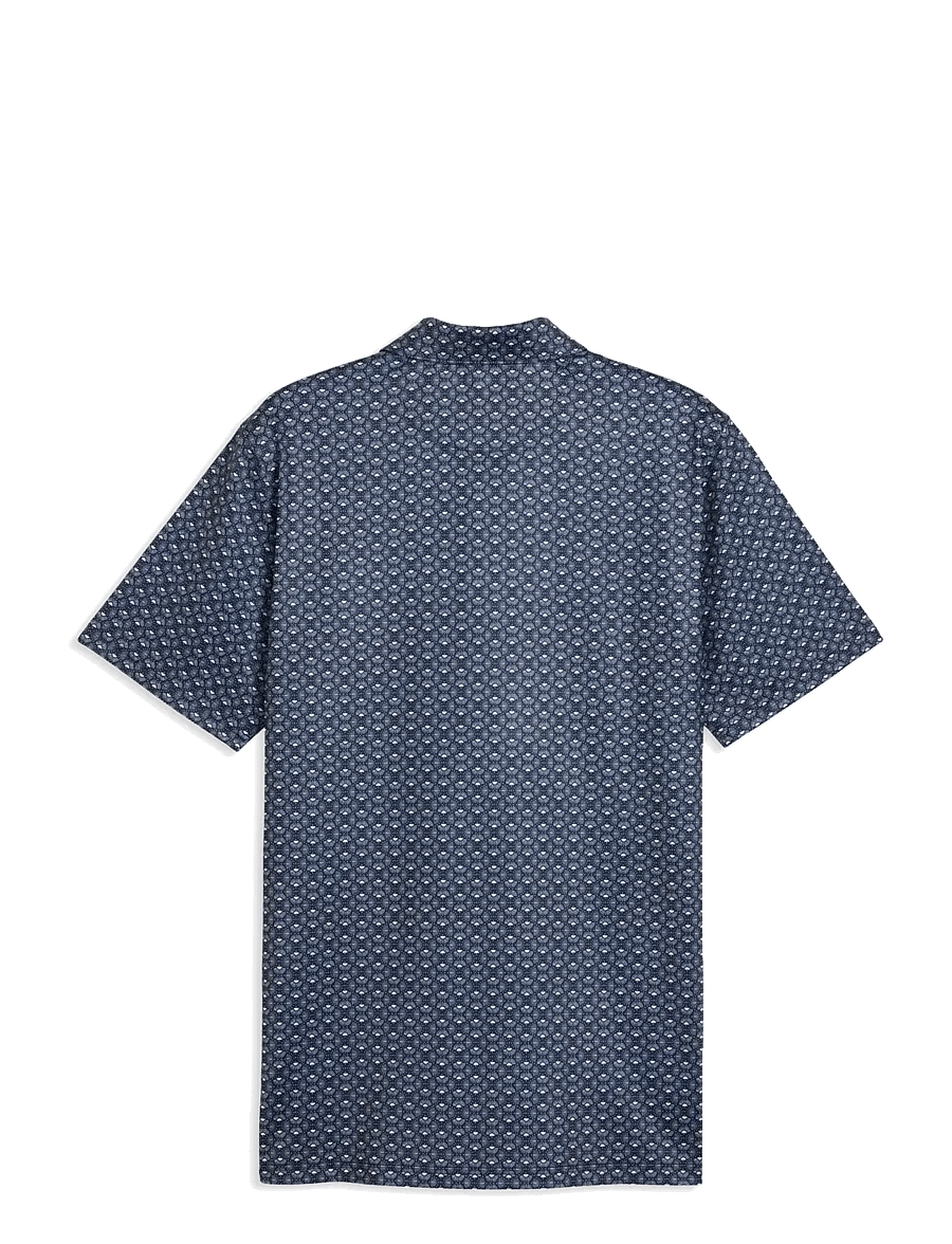 PUMA Golf - MATTR Scallop Polo - LC - toppe & t-shirts - deep navy-white glow - 1