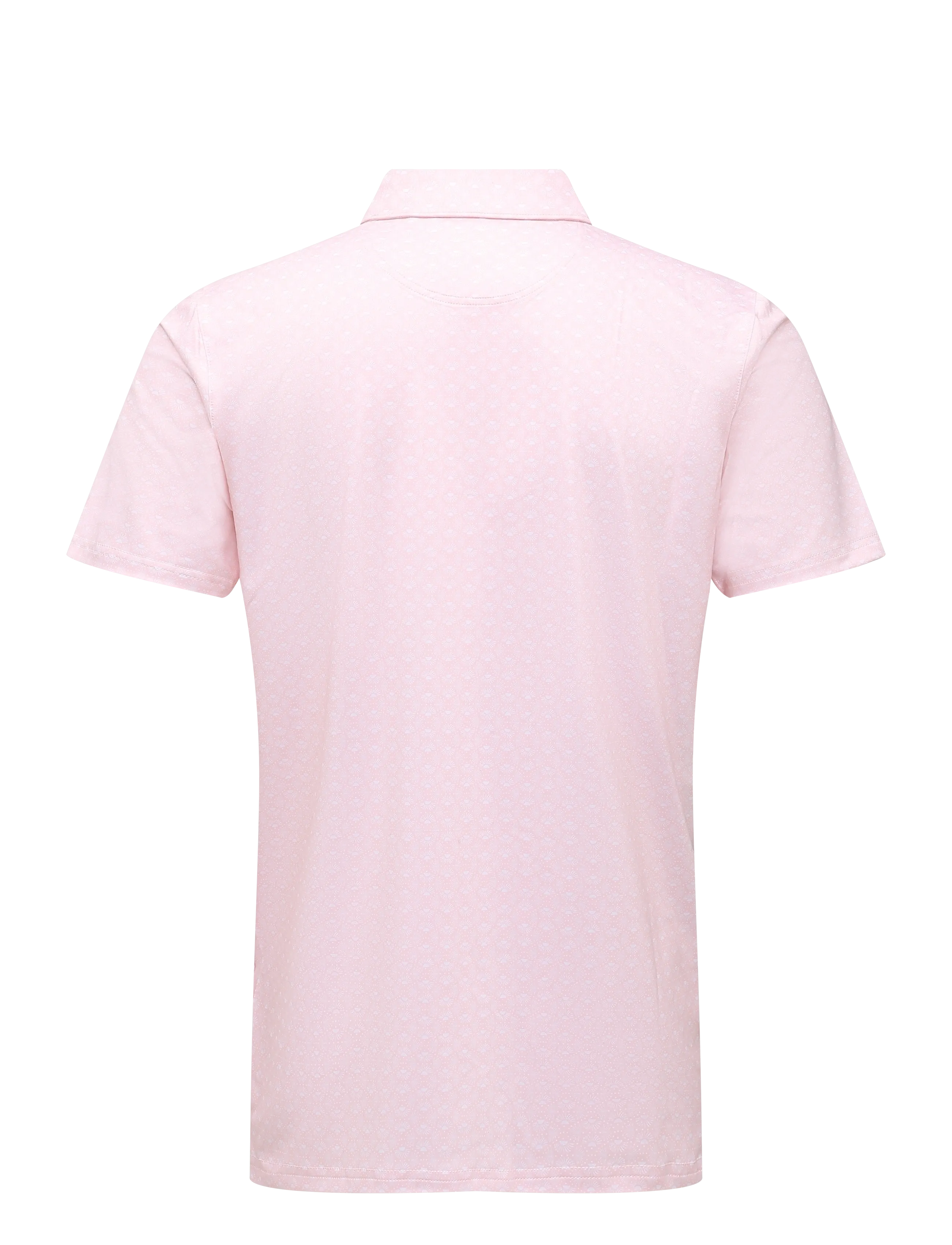 PUMA Golf - MATTR Scallop Polo - LC - oberteile & t-shirts - rose blossom-white glow - 1
