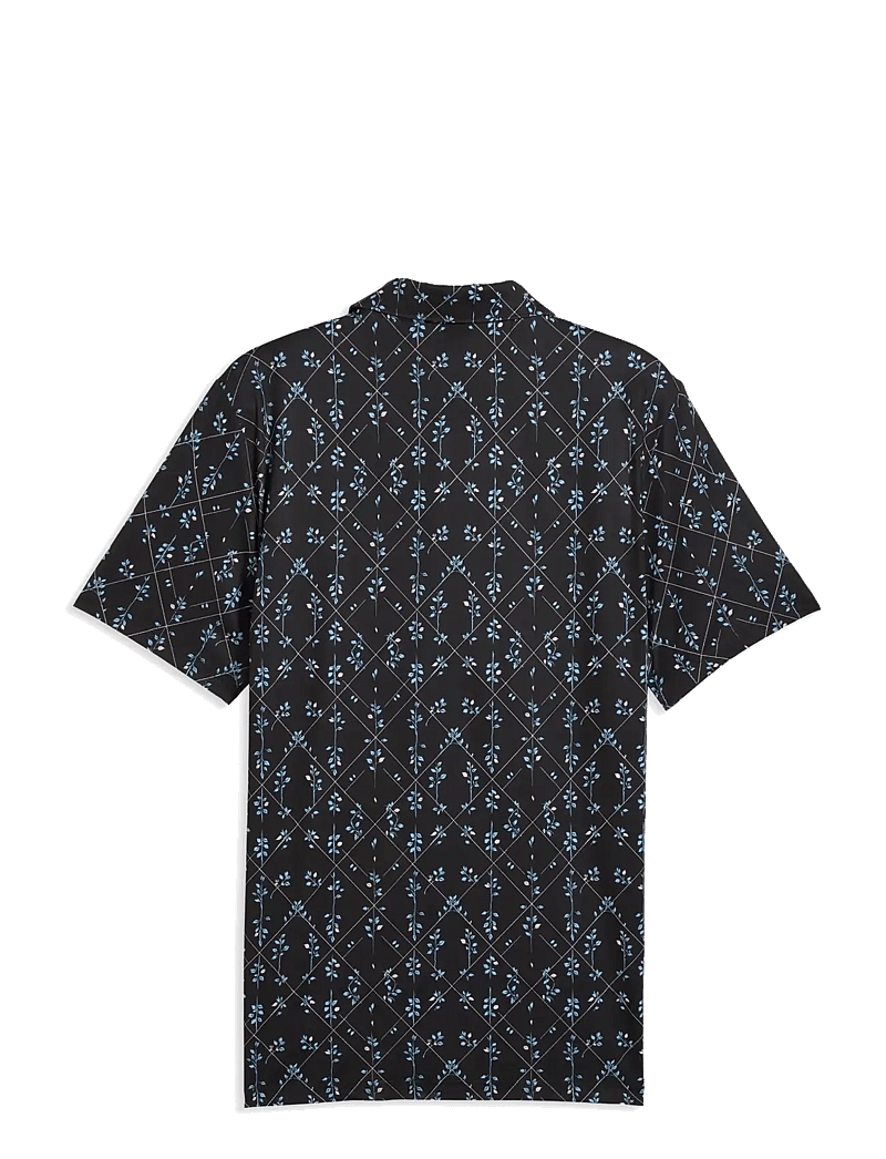 PUMA Golf - Cloudspun Argyle Bloom Polo - LC - oberteile & t-shirts - puma black-rose blossom - 1