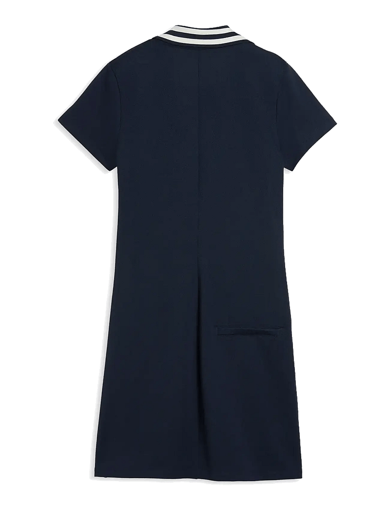 PUMA Golf - W Pique Golf Dress - kjoler & nederdele - deep navy-warm white - 1