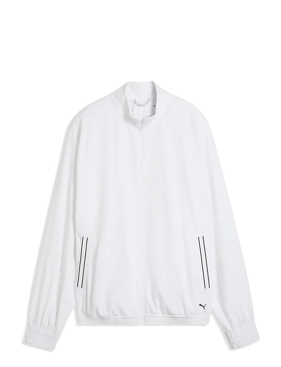 PUMA Golf - W FZ Wind Golf Jacket - golfjackor - white glow - 0