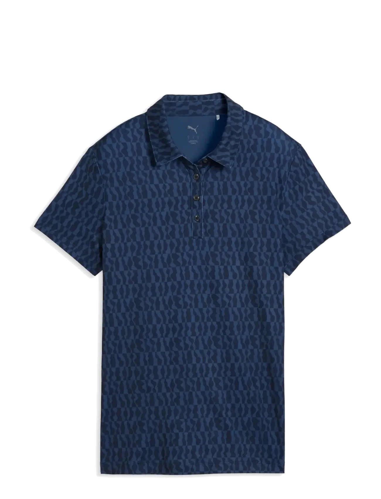 PUMA Golf W Cloudspun Wavey SS Polo - PUMA - DEEP NAVY / navy