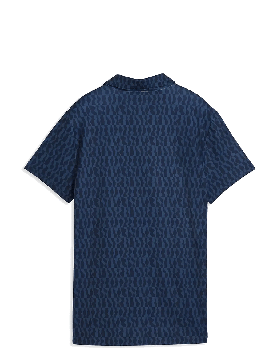 PUMA Golf - W Cloudspun Wavey SS Polo - oberteile & t-shirts - deep navy - 1
