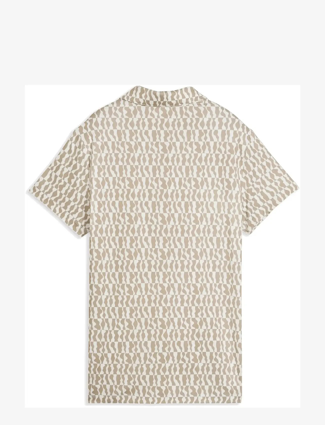 PUMA Golf - W Cloudspun Wavey SS Polo - toppe & t-shirts - ice coffee - 1