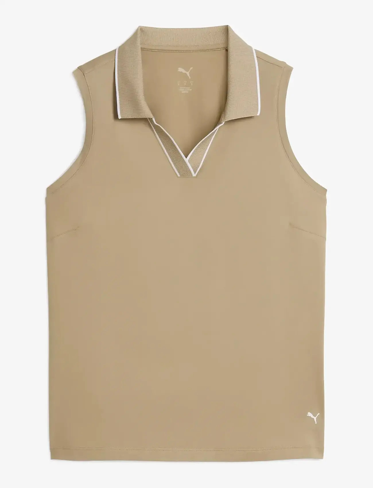 PUMA Golf - W Cloudspun Ess SL Polo - alussärgid ja t-särgid - ice coffee - 0