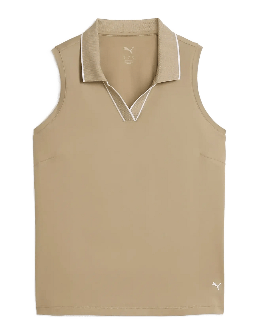 PUMA Golf - W Cloudspun Ess SL Polo - oberteile & t-shirts - ice coffee - 0
