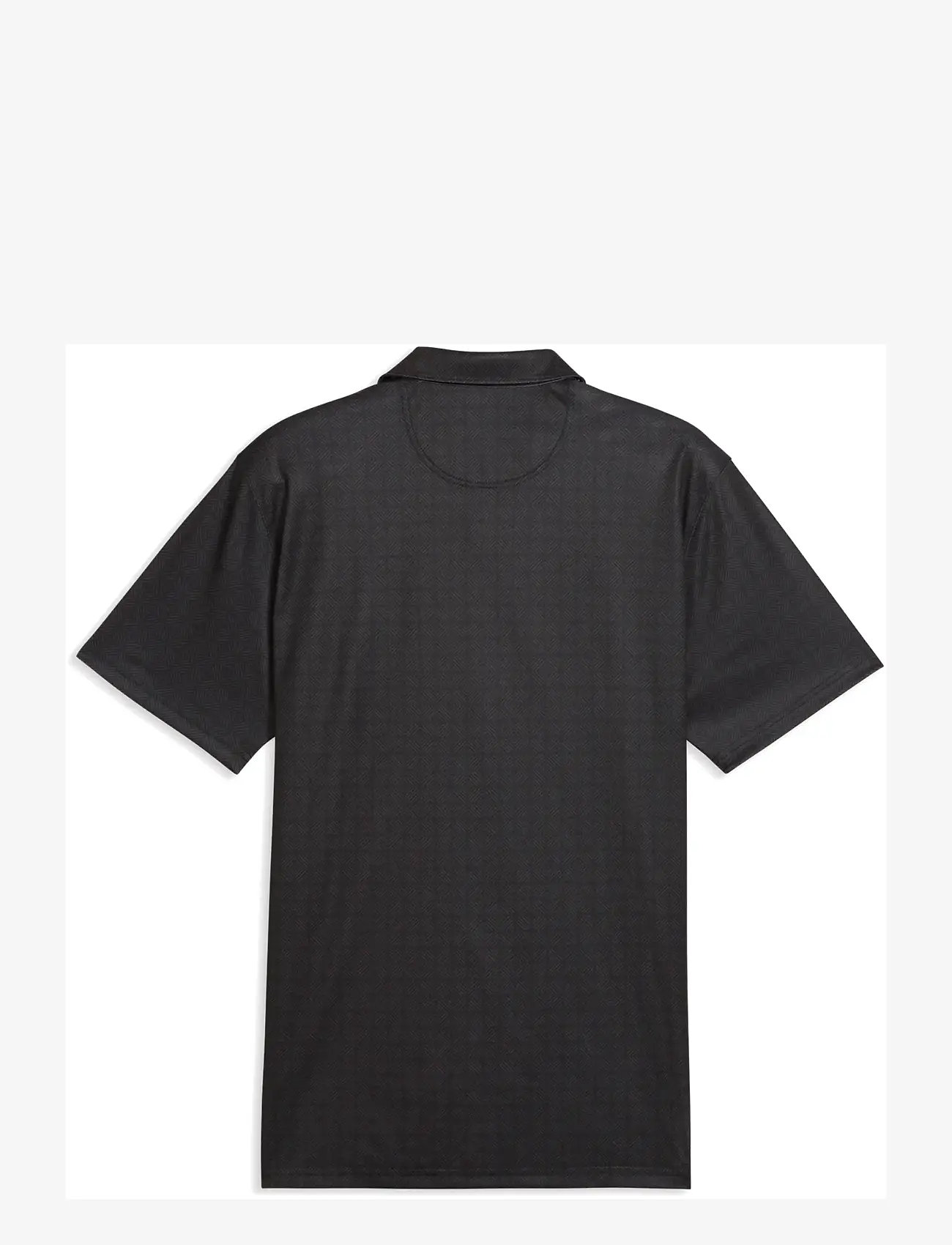 PUMA Golf - Pure 2.0 Geo Diamond Polo - alussärgid ja t-särgid - puma black-shady gray - 1