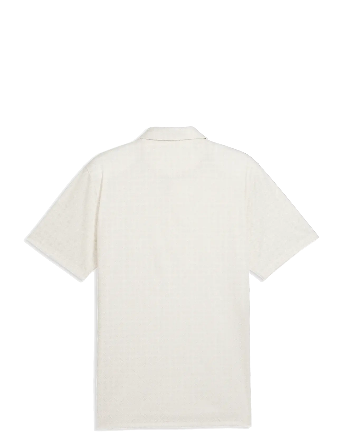 PUMA Golf - Pure 2.0 Geo Diamond Polo - polos - warm white-ice coffee - 1