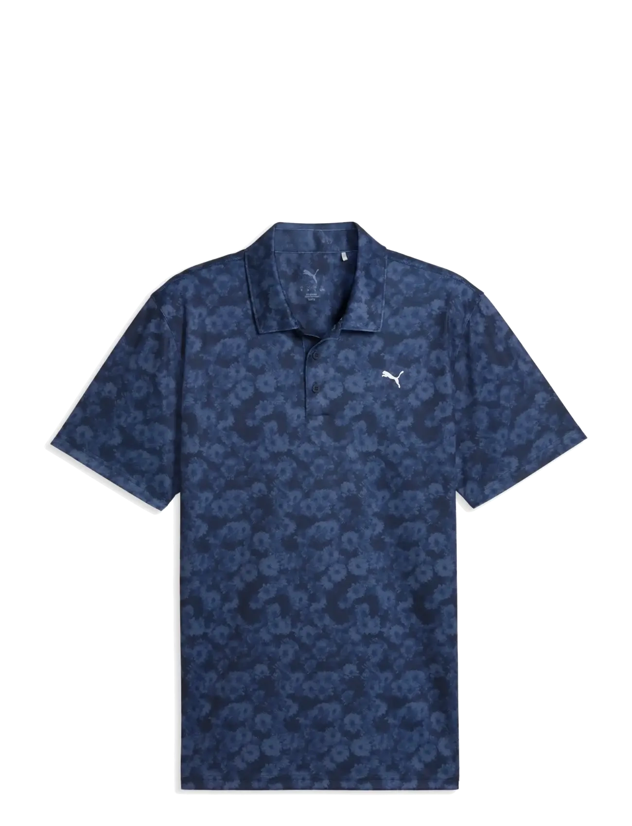 PUMA Golf Pure 2.0 Floral Polo - Poloshirts - DEEP NAVY / navy