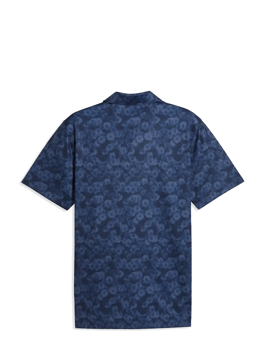 PUMA Golf - Pure 2.0 Floral Polo - alussärgid ja t-särgid - deep navy - 1