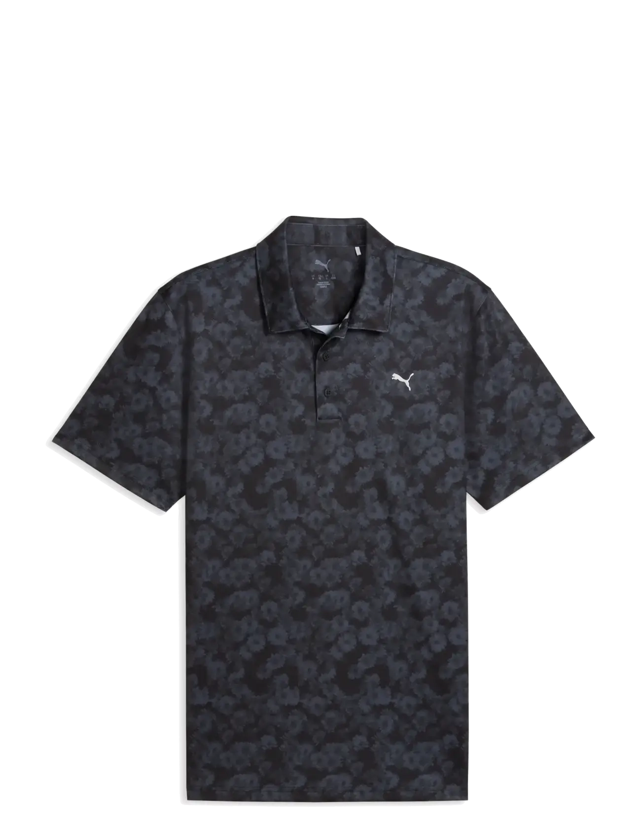 PUMA GOLF Pure 2.0 Floral Polo Schwarz - S - Herren