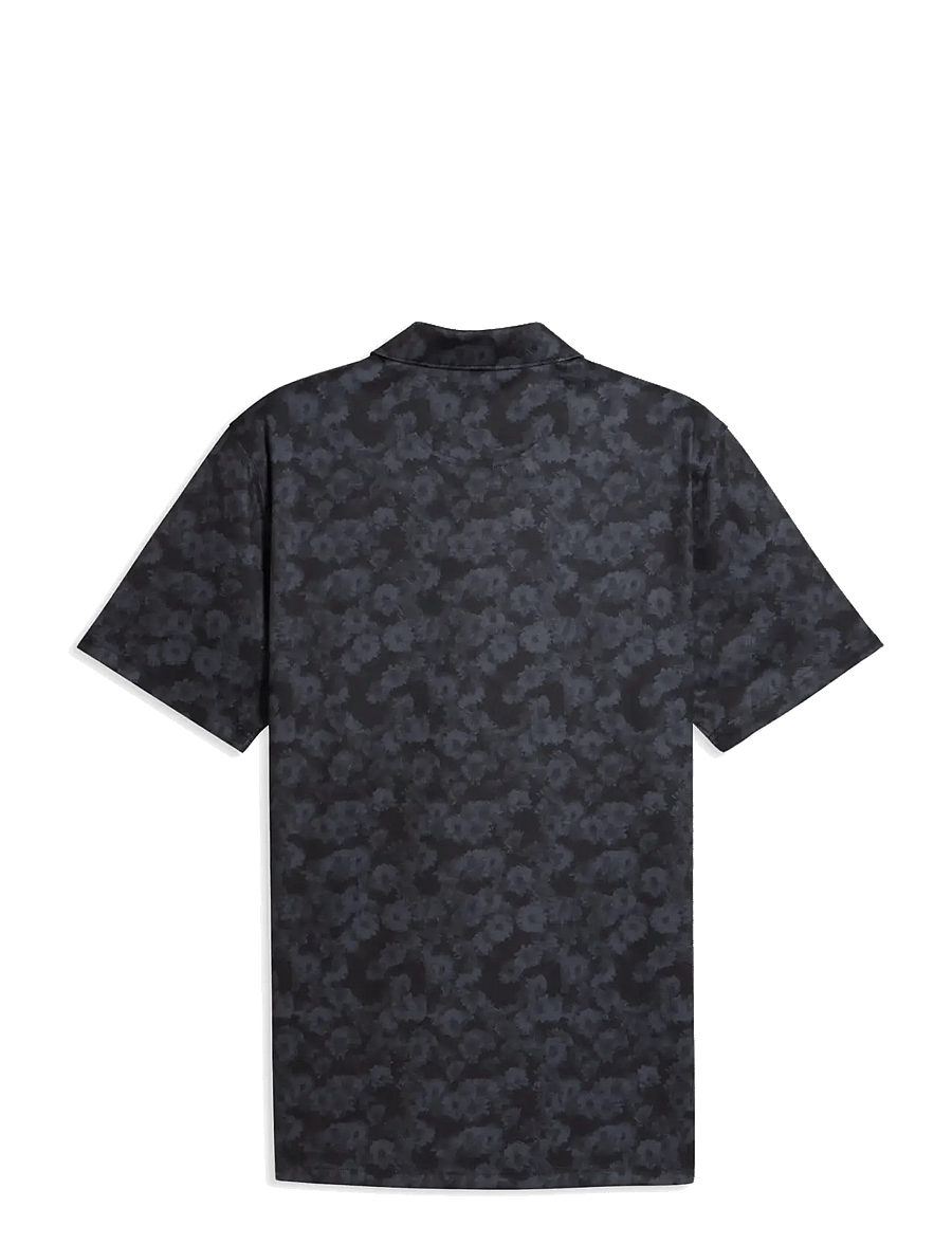 PUMA Golf - Pure 2.0 Floral Polo - alussärgid ja t-särgid - puma black - 1