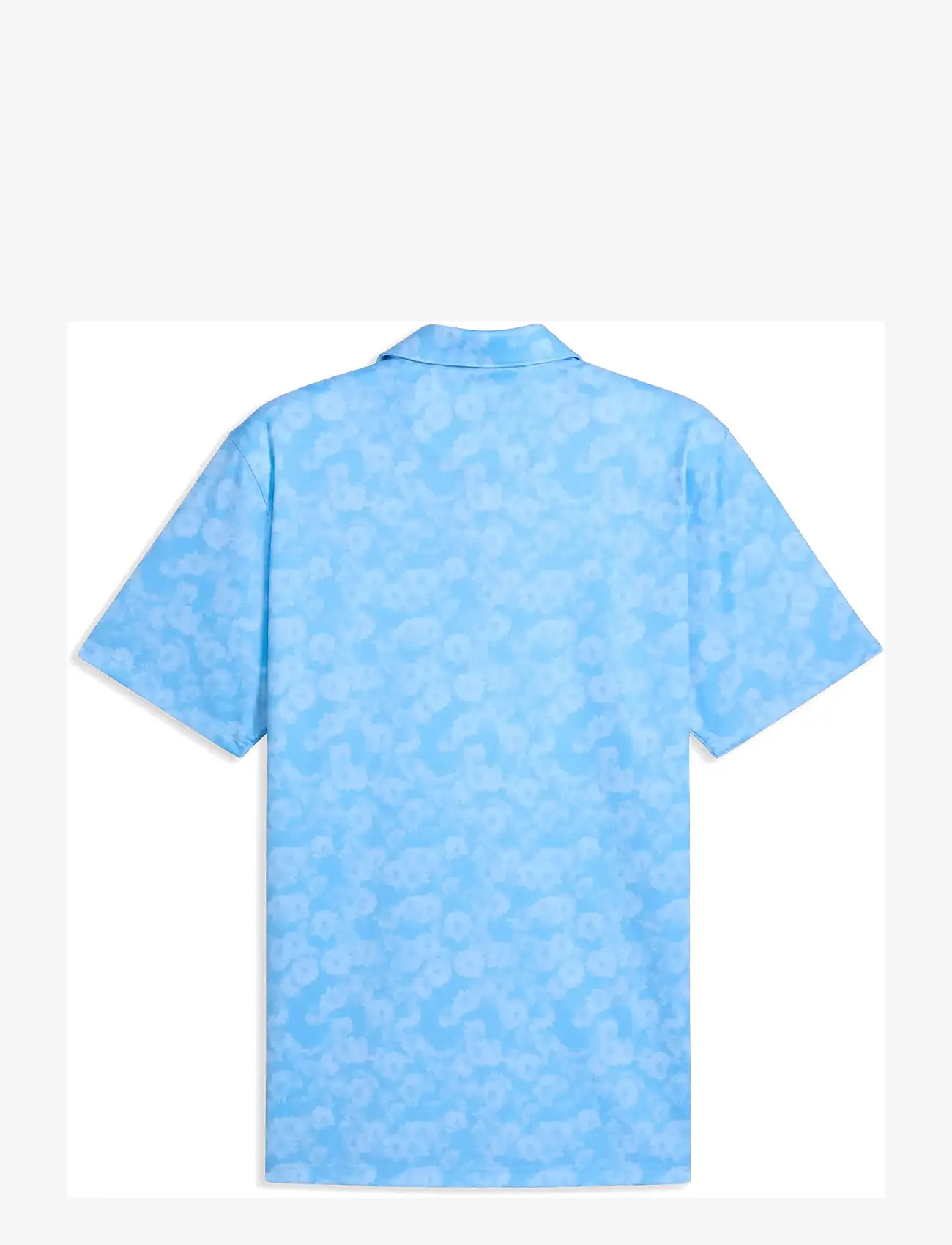 PUMA Golf - Pure 2.0 Floral Polo - oberteile & t-shirts - team light blue - 1